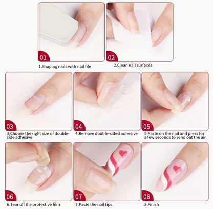240pcs Double Sided Gel Waterproof Adhesive